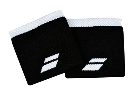Zweetbandjes Babolat Logo Wristband Black/White (2 Pack)