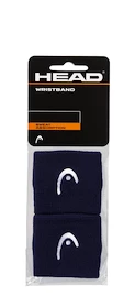 Zweetbandjes Head Wristband 2.5" (2 Pack) Navy