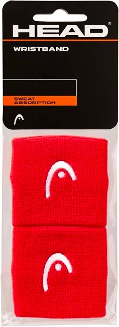 Zweetbandjes Head  Wristband 2.5" (2 Pack) red