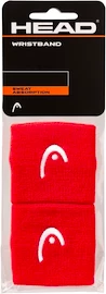 Zweetbandjes Head Wristband 2.5" (2 Pack) red